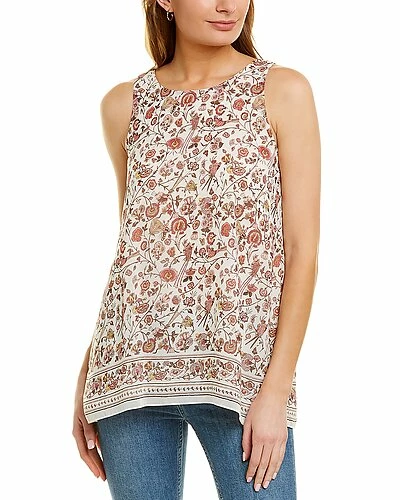 Max Studio Double Layer Trapeze Tank Women