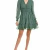 Max Studio Smocked Mini Dress Women