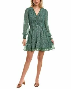 Max Studio Smocked Mini Dress Women