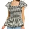 Max Studio Smocked Blouse Women