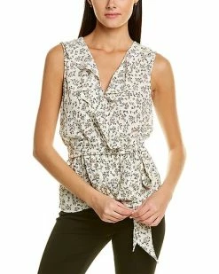 Max Studio Cascading Ruffle Top Women