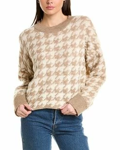 Max Studio Jacquard Sweater Women