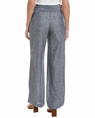 Max Studio Easy Leg Linen-Blend Trouser Women - Image 2