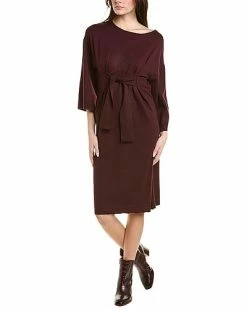 Max Studio Tie Front Sweaterdress Women