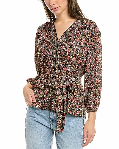 Max Studio Tie-Front Blouse Women