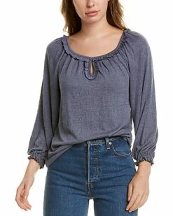 Max Studio Keyhole Top Women
