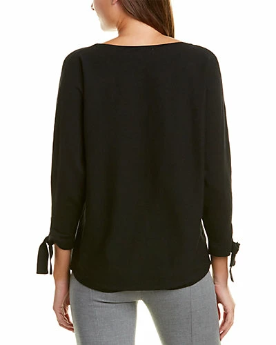 Max Studio Tie-Sleeve Sweater Women - Image 2