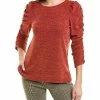 Max Studio Ruched Sleeve Top Women