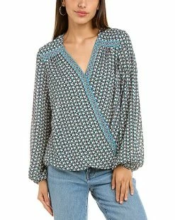 Max Studio Crepe Blouse Women