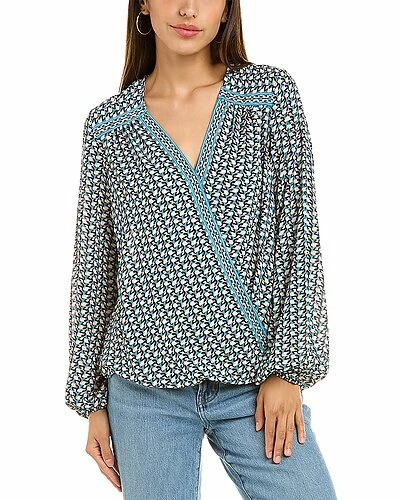 Max Studio Crepe Blouse Women