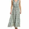 Max Studio Tiered Maxi Dress Women