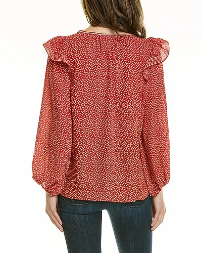 Max Studio Ruffle Blouse Women - Image 2