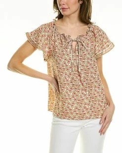 Max Studio Ruffle Sleeve Blouse Women