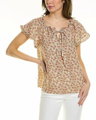 Max Studio Ruffle Sleeve Blouse Women