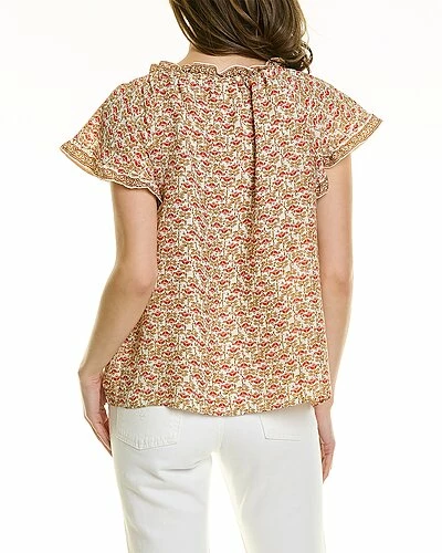 Max Studio Ruffle Sleeve Blouse Women - Image 2